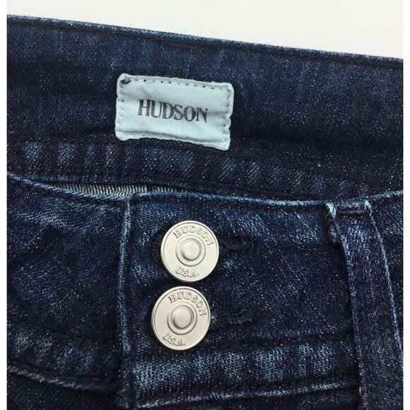 Ladies Hudson Signature Bootcut Low Rise 5-Pocket Jeans Washed Denim Size 26 - Picture 9 of 12